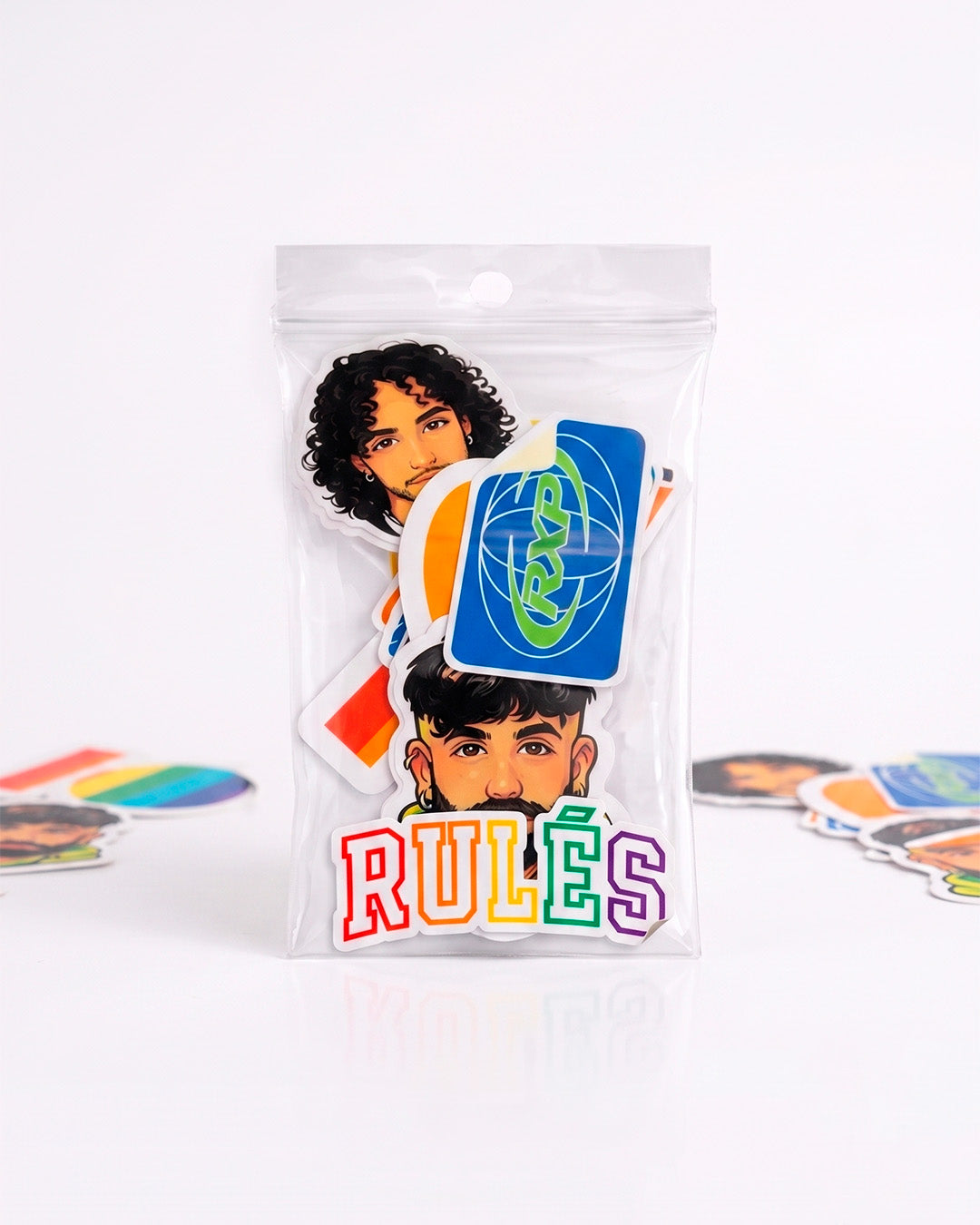 Set 8 Stickers Rulés 10 "Edición Pride"