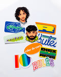 Set 8 Stickers Rulés 10 "Edición Pride"